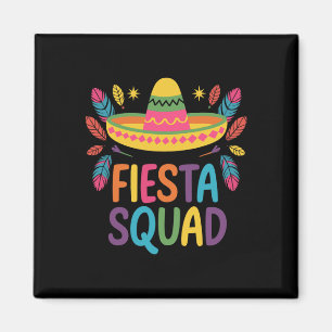 Fiesta Squad Familie Matching Cinco de Mayo Magneet