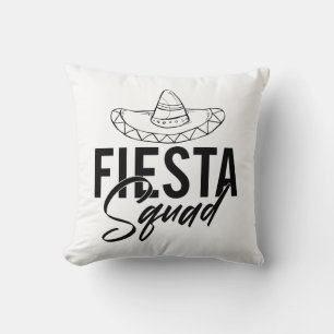 Fiesta Squad Fiesta Bachelorette Party Shirten, 1/ Kussen