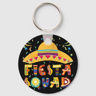Fiesta Squad Mexico Fiesta Taco Gitaar Cinco De Ma Sleutelhanger