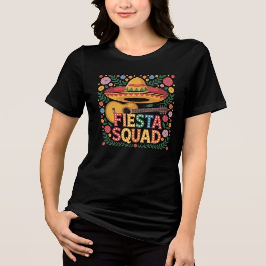 Fiesta Squad Tri-Blend Shirt (Voorkant)