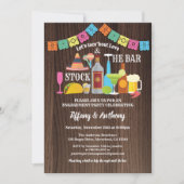 Fiesta stock le bar invitation couples douche (Devant)
