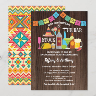 Fiesta stock le bar invitation couples douche
