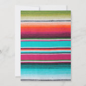 Fiesta Surprise Birthday Party Invitation Kaart (Achterkant)