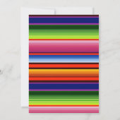 Fiesta Taco Anniversaire Invitation genre neutre (Dos)