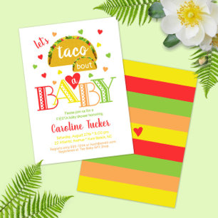 Fiesta Taco Bout a Baby shower Invitation