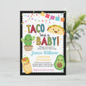 Fiesta Taco Bout A Baby shower Invitation Kaart (Staand voorkant)