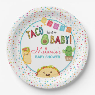 Fiesta Taco Bout a Baby shower Paper Bord
