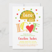 Fiesta Taco Bout Amour Baby shower Invitation (Devant)