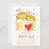 Fiesta Taco Bout Love Bridal Shower Uitnodiging (Voorkant)