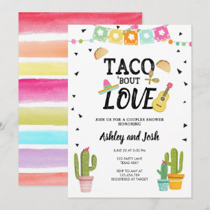 Fiesta Taco Bout Love Cactus Couples Shower Kaart