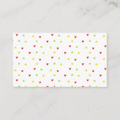 Fiesta Taco Cactus Luier Raffle Baby shower Informatiekaartje (Achterkant)