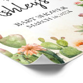 Fiesta Taco 'Over Baby shower Welkom Poster (Hoek)