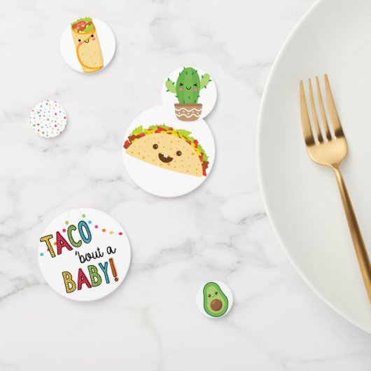Fiesta Taco Over" Een Baby tafel Confetti (Groep)