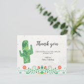 Fiesta Tacos et Tutus Carte de remerciements (Debout devant)