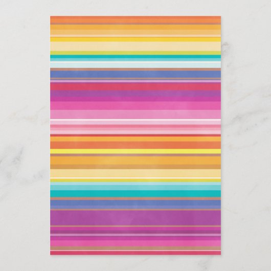 Fiesta thema baby shower spel programma (Achterkant)