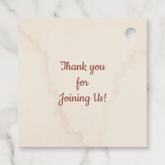 Fiesta Theme Vrijgezellenfeest - Gepersonaliseerde Bedankjes Labels (Achterkant)