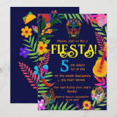 "Fiesta!" uitnodiging 5 mei (Voorkant / Achterkant)