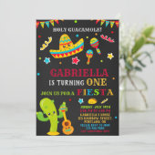 Fiesta-uitnodiging Fiesta-verjaardagsuitnodiging G Kaart (Staand voorkant)