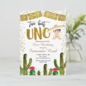 Fiesta Uno Gold Charro Boy Kaart (Staand voorkant)