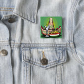 Fiesta Vierkante Button 5,1 Cm (In situ)
