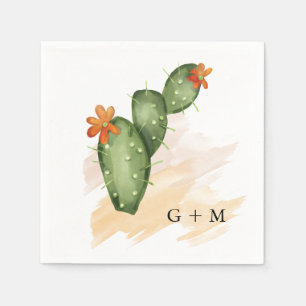 Fiesta   VRIJGEZELLENFEEST WATERVERF Servet