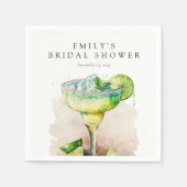 Fiesta Watercolor Bruiloftsfeest Servet (Voorkant)