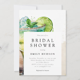 Fiesta Waterverf Bridal Shower Kaart