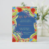 Fiesta Wedding RSVP (Staand voorkant)