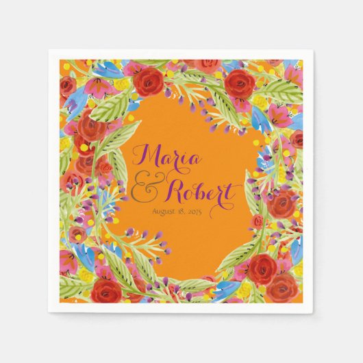 Fiesta Wedding Servet (Voorkant)
