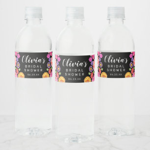 Fiesta Wedding Wine Labels Waterfles Etiket