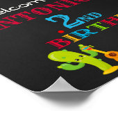 Fiesta welkomstpartijbord First fiesta mexican boy Poster (Hoek)