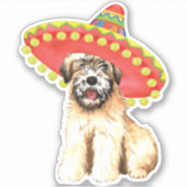 Fiesta Wheaten Vinyl Sticker (Voorkant)