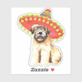 Fiesta Wheaten Vinyl Sticker (Vel)
