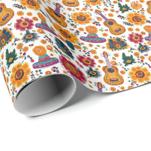 Fiesta Wrap Royale Cadeaupapier