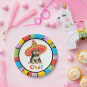 Fiesta Yorkie Papieren Bordje (Feest)