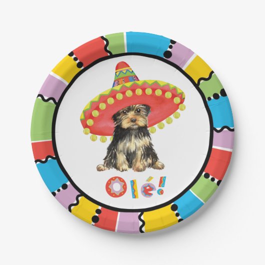 Fiesta Yorkie Papieren Bordje (Voorkant)