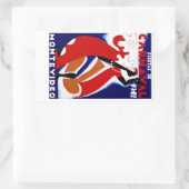 Fiestas de Carnaval ~ Montevideo Rechthoekige Sticker (Tas)