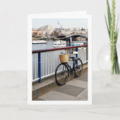 Fiets aan de Theems, Londen Kaart (Voorkant)