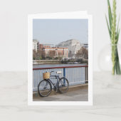 Fiets aan de Theems, Londen Kaart (Voorkant)