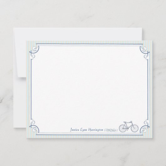  fiets - Aangepaste flatpanel-kaarten Kaart (Voorkant)