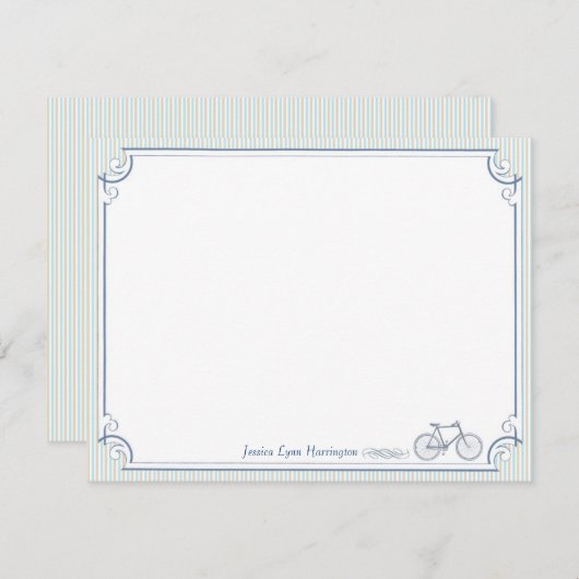  fiets - Aangepaste flatpanel-kaarten Kaart (Voorkant / Achterkant)