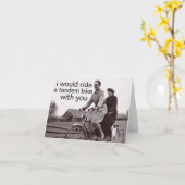 fiets achter elkaar kaart (Gele Bloem)