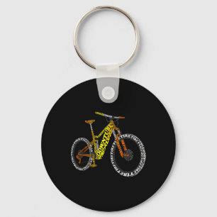 Fiets Anatomie Mountain Bike Mtb Onderdelen Grappi Sleutelhanger