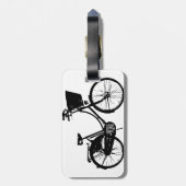 fiets bagagelabel (Achterkant verticaal)