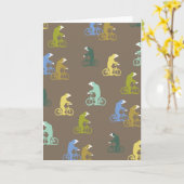 Fiets Beren Note Kaart (Gele Bloem)