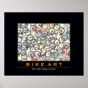 fiets BIKE ART Poster