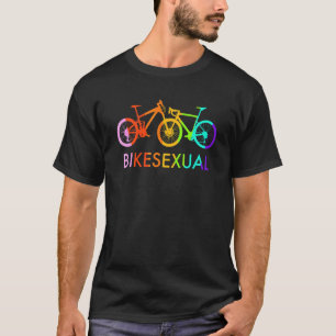 Fiets Bikeseksueel Racefiets En Mountainbike T-shirt