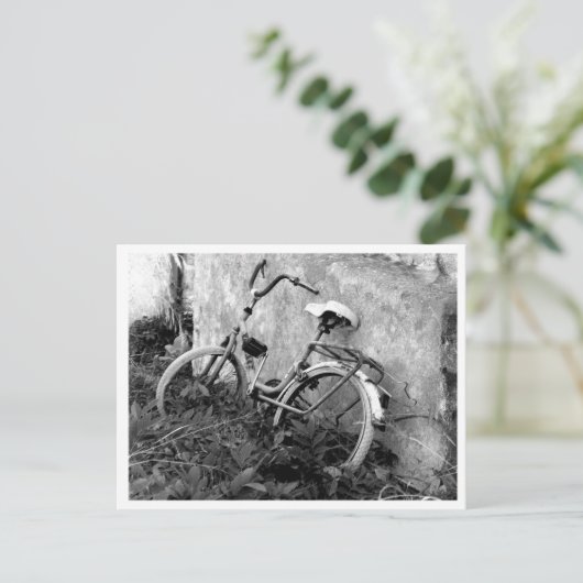 fiets briefkaart (Staand voorkant)