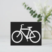 fiets briefkaart (Staand voorkant)