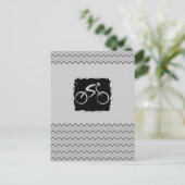 fiets briefkaart (Staand voorkant)